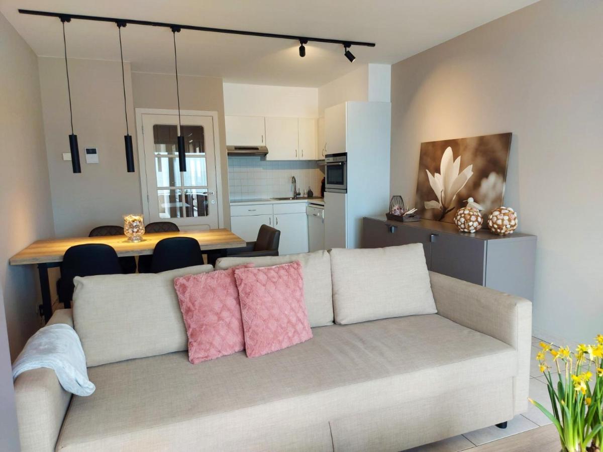 Appartement Met Zeezicht En Verwarmd Zwembad Остенде Экстерьер фото